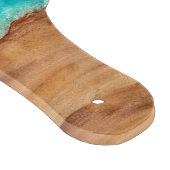 Planche À Découper Maison de plage tropicale Cadeau de nom personnali (Coin)