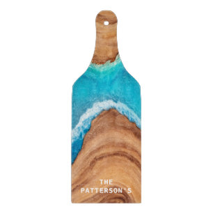 Planche À Découper Maison de plage tropicale Cadeau de nom personnali
