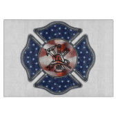 Planche À Découper Maison de sapeur-pompier (Devant)