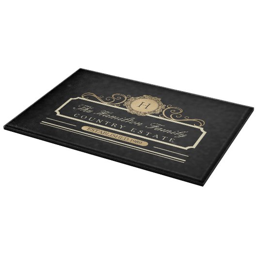 Planche À Découper Maison familiale Etabli Black Gold (Coin)