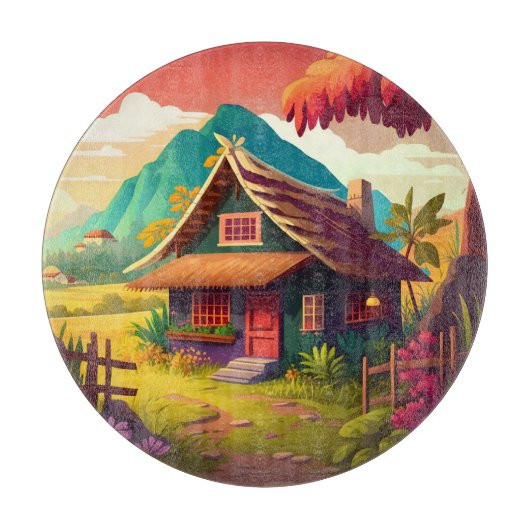 Planche À Découper Maison traditionnelle philippine-36543 (Devant)