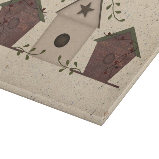 Planche À Découper Maisons d'oiseaux primitives Planche de coupe en v (Coin)