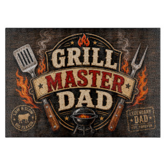 Planche À Découper Maître du Grill Papa (Papa Légendaire)