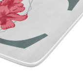 Planche À Découper Majuscule C monogramme floral (Coin)