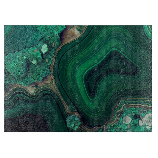 Planche À Découper Malachite Cu6CO3(OH)2 (Devant)