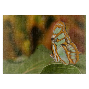 Planche À Découper Malachite sur une feuille