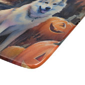 Planche À Découper Malamute d'Halloween en Alaska avec la peur Citrou (Coin)