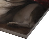 Planche À Découper Malamute en Alaska près de la cheminée Noël (Coin)