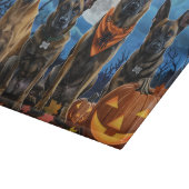 Planche À Découper Malinois belge Halloween effrayant (Coin)