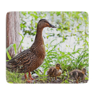 Planche À Découper Mallard et Ducklings par Shirley Taylor