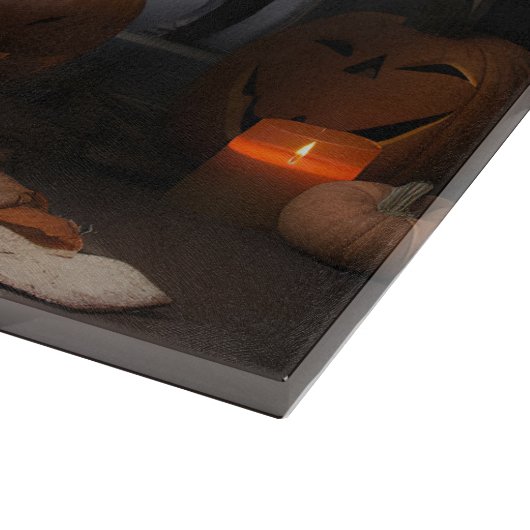 Planche À Découper Maltais Citrouille Halloween effroi (Coin)