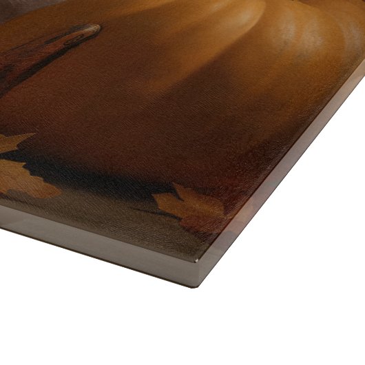 Planche À Découper Malti tzu Puppy Citrouille d'automne (Coin)