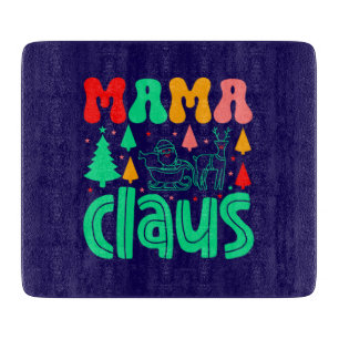 Planche À Découper Mama Claus Christmas Design-60097