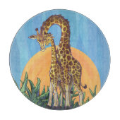 Planche À Découper Maman girafe et bébé (Devant)