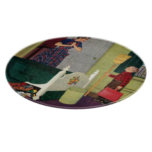 Planche À Découper Maman, J'Ai Nettoyé Ma Chambre ! (Coin)