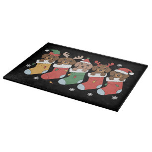 Planche À Découper Maman teckel Noël Cadeau pour amoureux de chiens N