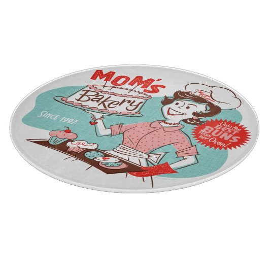 Planche À Découper Maman's Bakery Retro Cutting Board (CUSTOMIZABLE) (Coin)