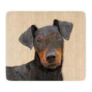 Planche À Découper Manchester Terrier Peinture Art animal original