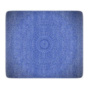 Planche À Découper Mandala bleu