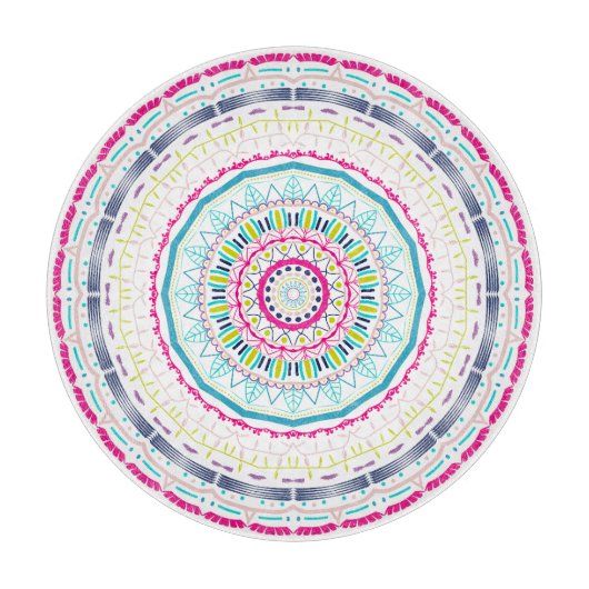 Planche À Découper mandala coloré (Devant)