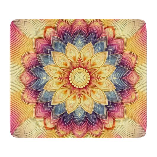 Planche À Découper Mandala Cutting Board (Devant)