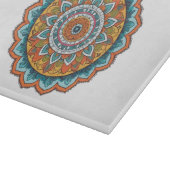 Planche À Découper mandala de diverses couleurs (Coin)