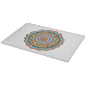Planche À Découper mandala de diverses couleurs (Coin)