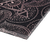 Planche À Découper Mandala de l'oeil rose noir (Coin)