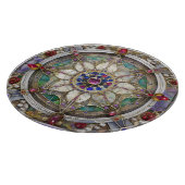 Planche À Découper Mandala de rubis, d'améthyste, de saphir et de per (Coin)