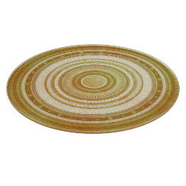 Planche À Découper Mandala doré et pailleté