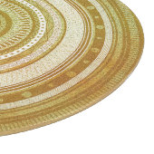Planche À Découper Mandala doré et pailleté (Coin)