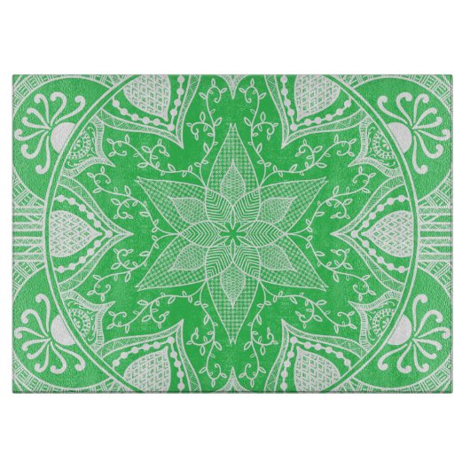 Planche À Découper Mandala du printemps (Devant)