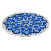 Planche À Découper Mandala en bleu (Coin)