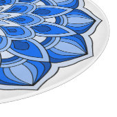 Planche À Découper Mandala en bleu (Coin)