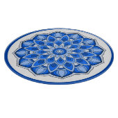 Planche À Découper Mandala en bleu (Coin)