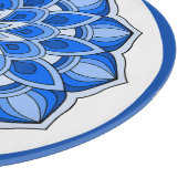 Planche À Découper Mandala en bleu (Coin)