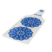 Planche À Découper Mandala en bleu (Coin)