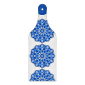 Planche À Découper Mandala en bleu (Devant)