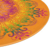 Planche À Découper Mandala. floral ethnique (Coin)