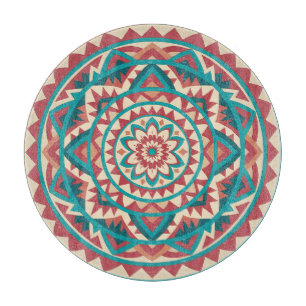 Planche À Découper Mandala Moderne du Sud-Ouest