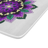 Planche À Découper Mandala Motif 02 en violet (Coin)