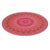 Planche À Découper Mandala rose, orange et jaune (Coin)