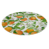 Planche À Découper Mandarin : Motif coloré tropical (Coin)