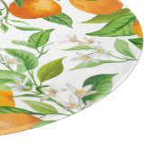 Planche À Découper Mandarin : Motif coloré tropical (Coin)