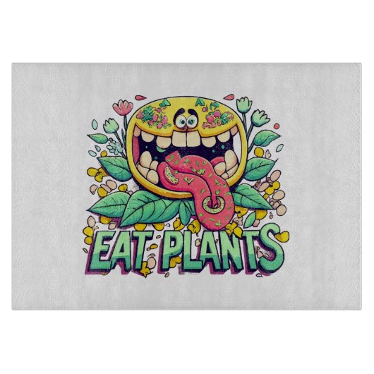Planche À Découper Manger des plantes (Devant)