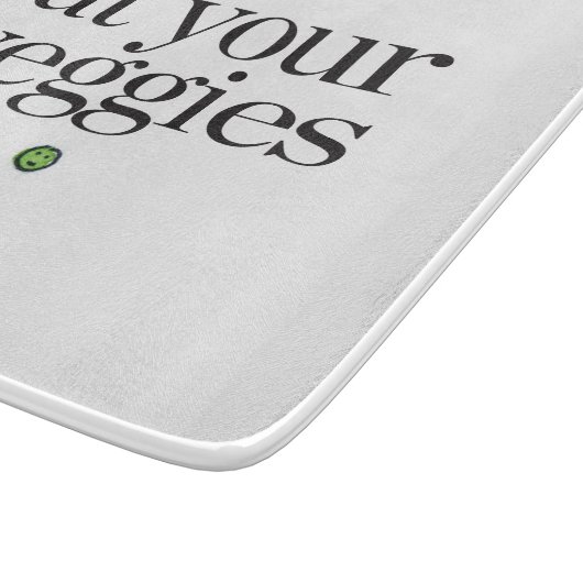 Planche À Découper Mangez de votre légume (Coin)