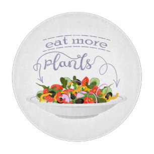 Planche À Découper Mangez plus de plantes frais motivation salade let