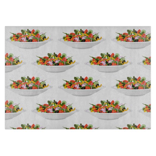 Planche À Découper Mangez plus de plantes frais motivation salade let (Devant)