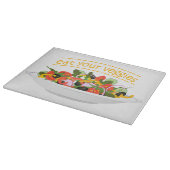 Planche À Découper Mangez vos Légumes Citer salade fraîche mélange bo (Coin)