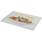 Planche À Découper Mangez vos Légumes Citer salade fraîche mélange bo (Coin)